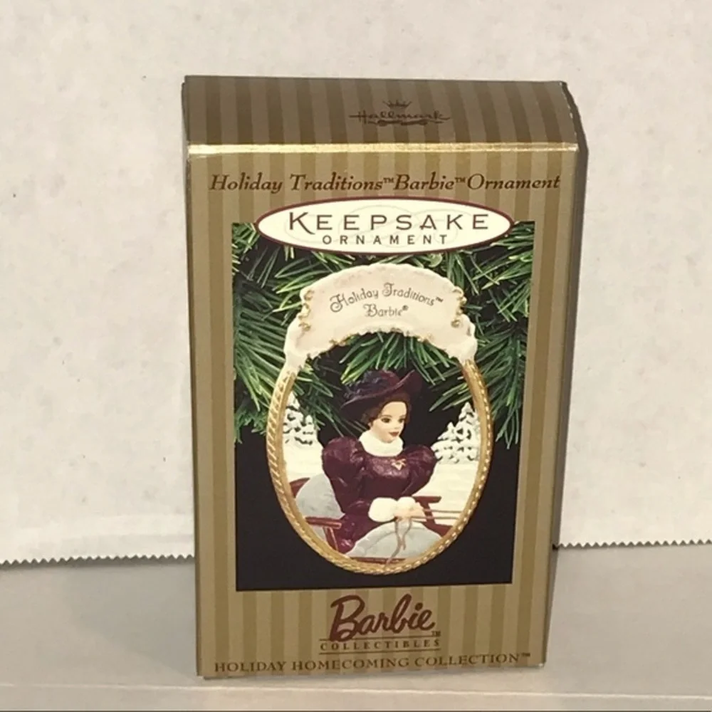 Hallmark‎ Holiday Traditions Barbie Ornament